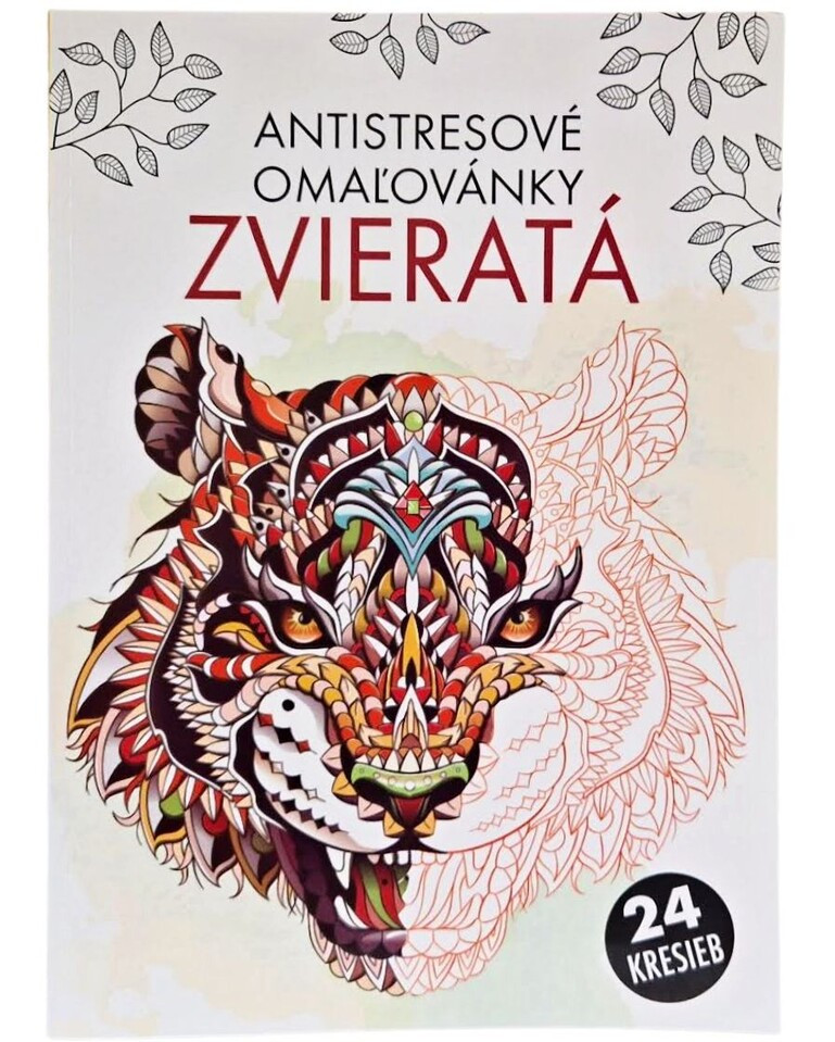 Antistresové omaľovanky zvieratá