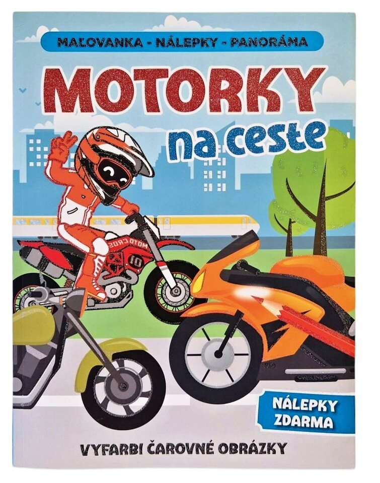 Omaľovanka Motorky na ceste