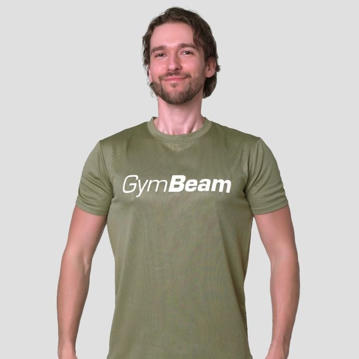 GymBeam Tričko Mesh Essence Green  S
