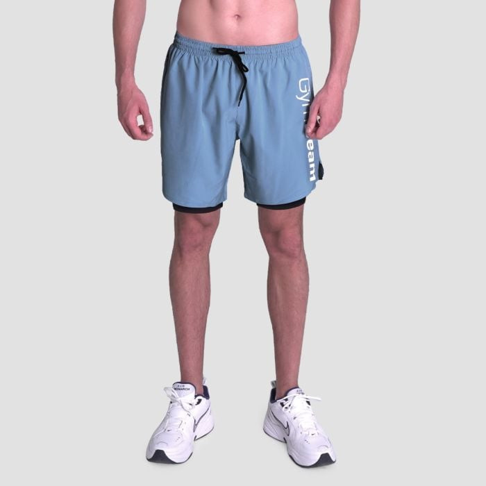 GymBeam Šortky 2in1 Essence Blue  S