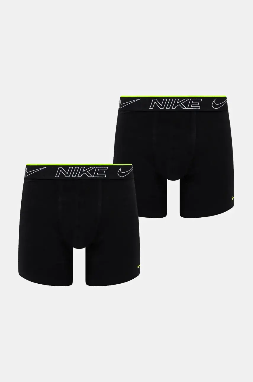 Boxerky Nike 2-pak čierna farba, 0000KE1269