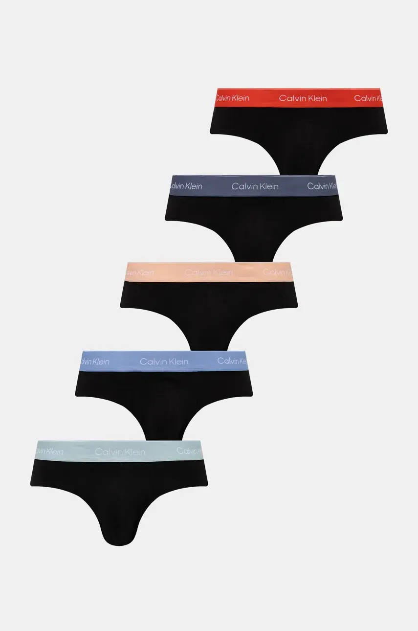 Slipy Calvin Klein Underwear 5-pak čierna farba, LV00NB4287