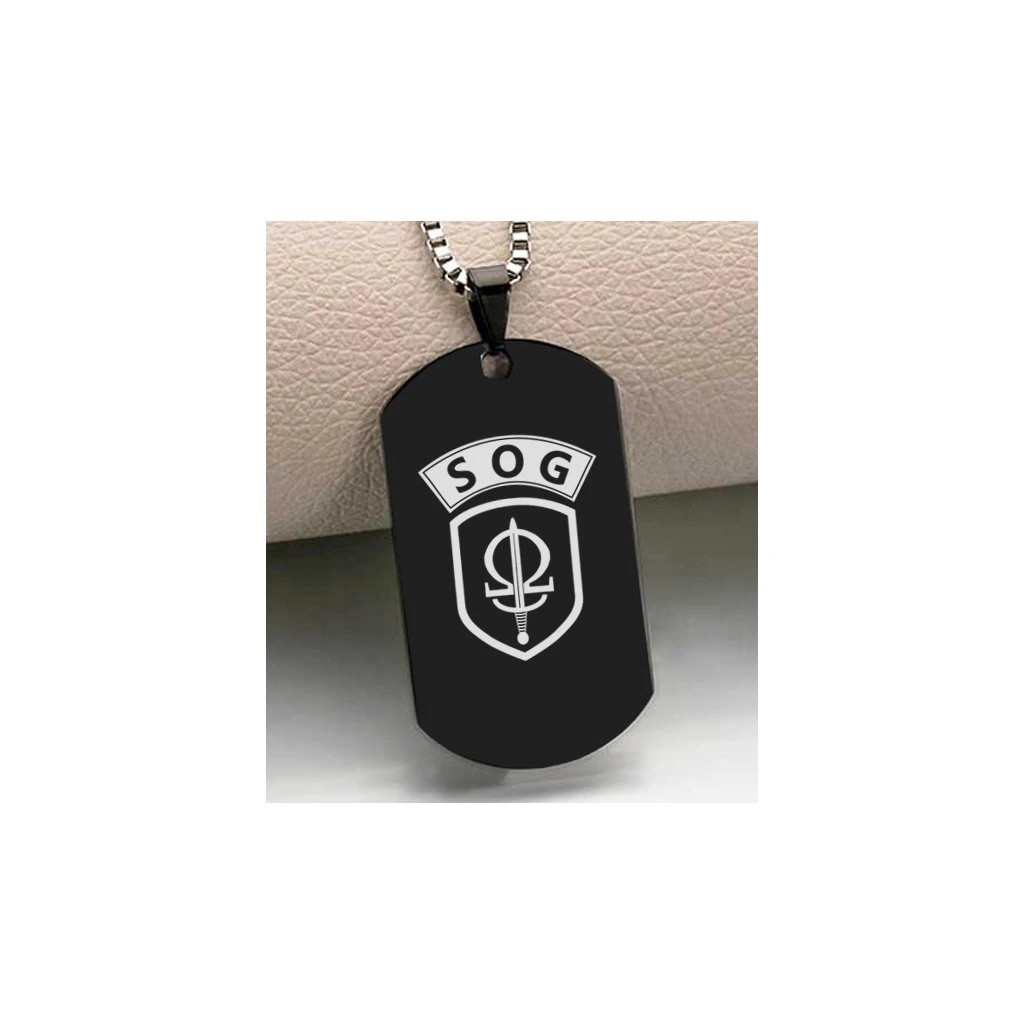 Náhrdelník Striker Dog Tag AČR SOG - čierny
