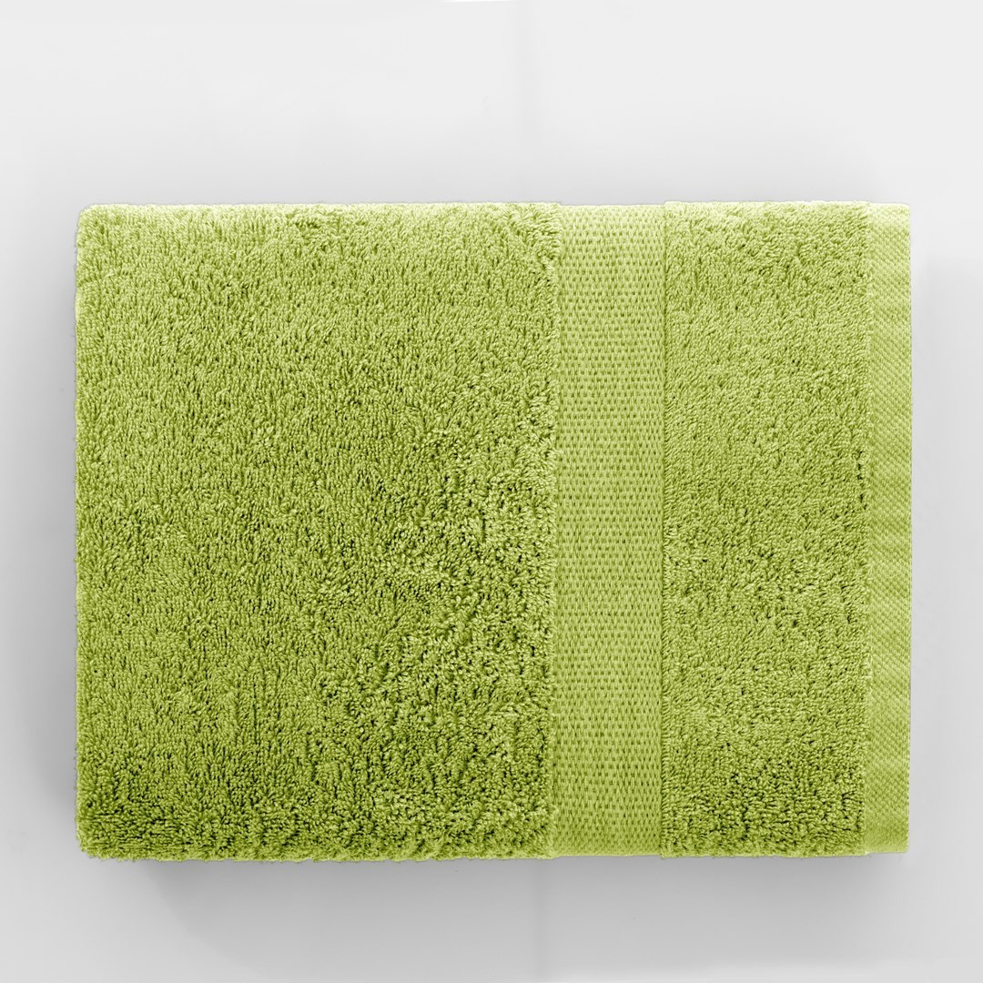 Bavlněný ručník DecoKing Marina 50x100 cm sytě celadonový