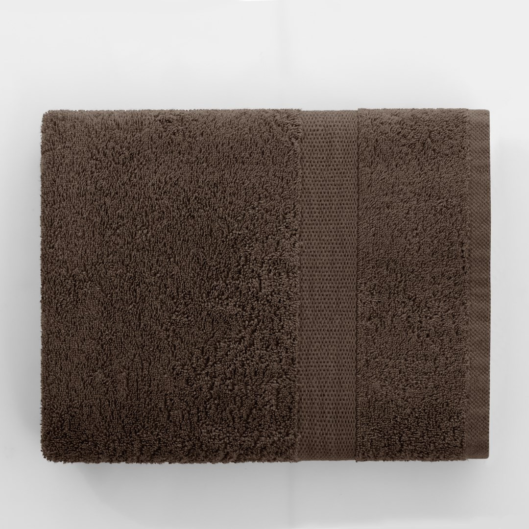 Bavlněný ručník DecoKing Marina 70x140 cm hnědý