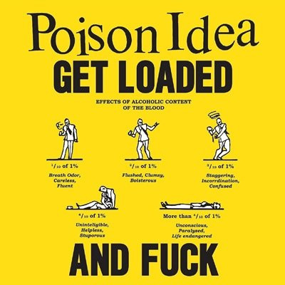 POISON IDEA - GET LOADED AND FUCK, CD