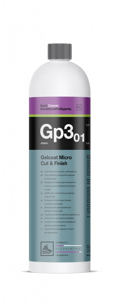 KOCH CHEMIE - Koch Chémia Leštenka vrchná pre gelcoaty a laky na lode Koch Gelcoat Micro Cut & Finish 1 l č.498001 EG4498001