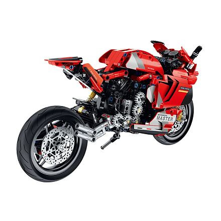 Stavebnica iM.MASTER motorka plast 557 dielikov v krabici 31x23x6, 5cm