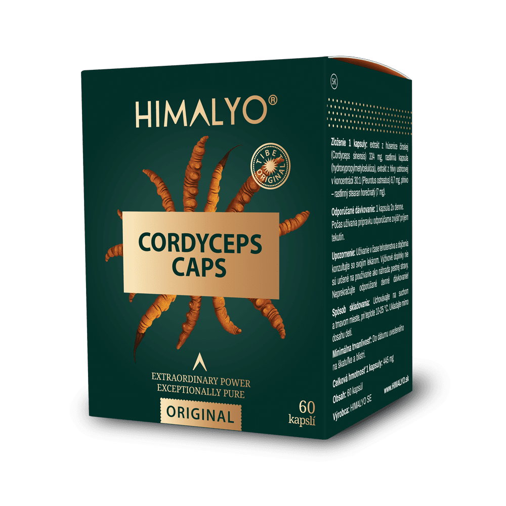 HIMALYO Akcia spotreba 30 % 15.08.2025 Cordyceps caps 60 ks 60 ks