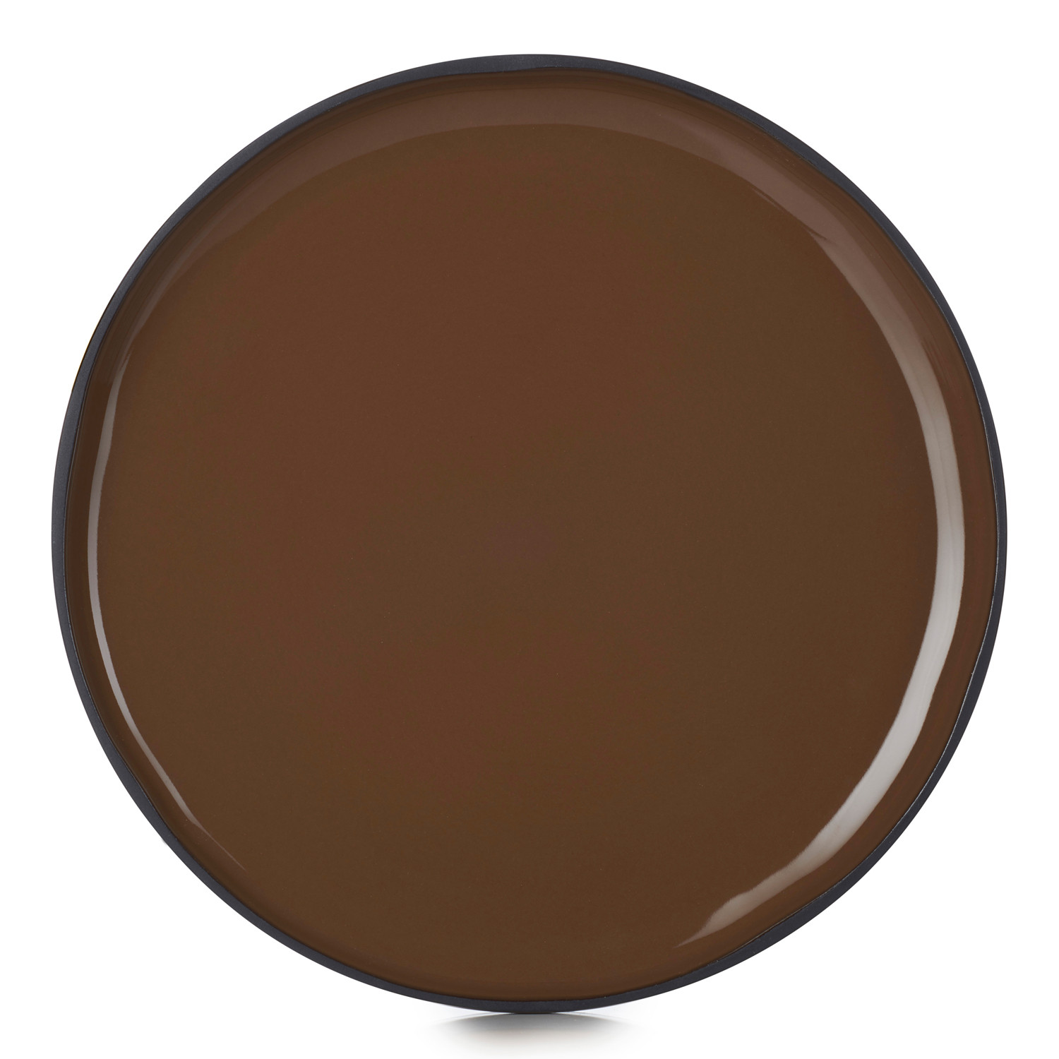Dezertný tanier CARACTERE 21 cm, hnedý, REVOL