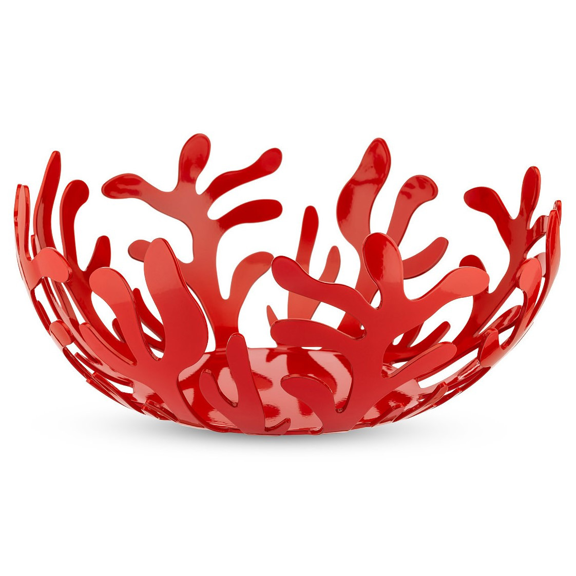 Misa na ovocie MEDITERRANEO 25 cm, červená, nerezová oceľ / epoxidové živica, Alessi