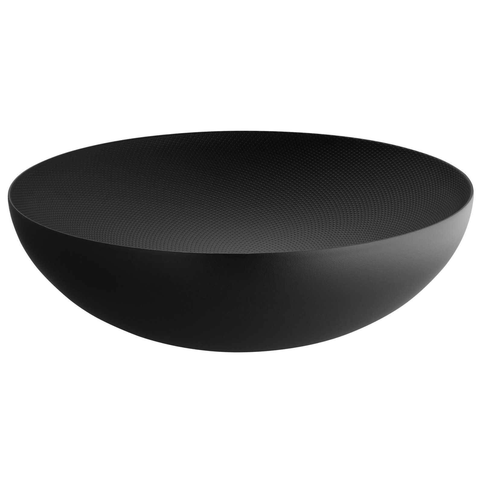 Misa na ovocie DOUBLE 32 cm, čierna, oceľ / epoxidové živica, Alessi