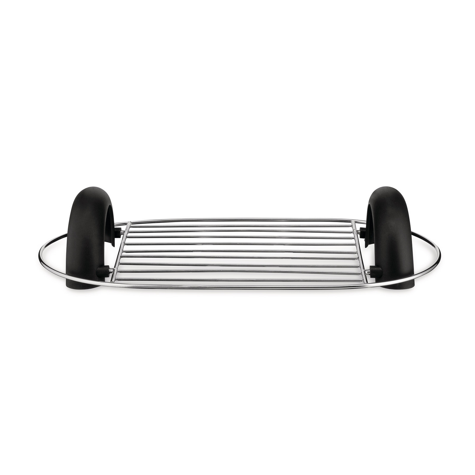 Ohrievač pečiva TORU, strieborná / čierna, nerezová oceľ, Alessi