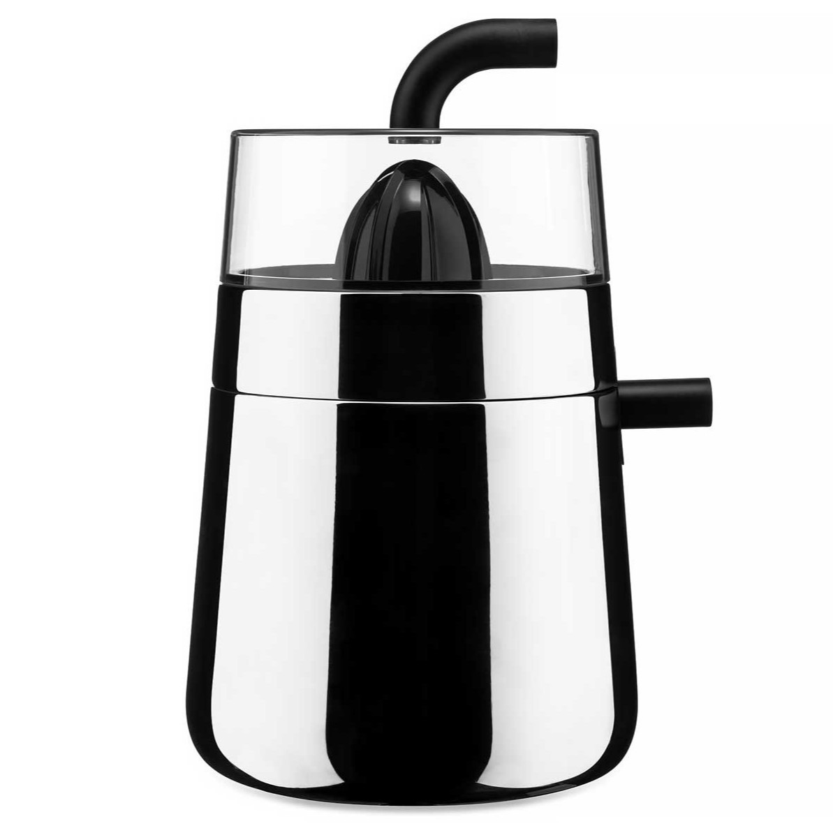 Elektrický odšťavovač TORU 32 cm, strieborná / čierna, nerezová oceľ, Alessi