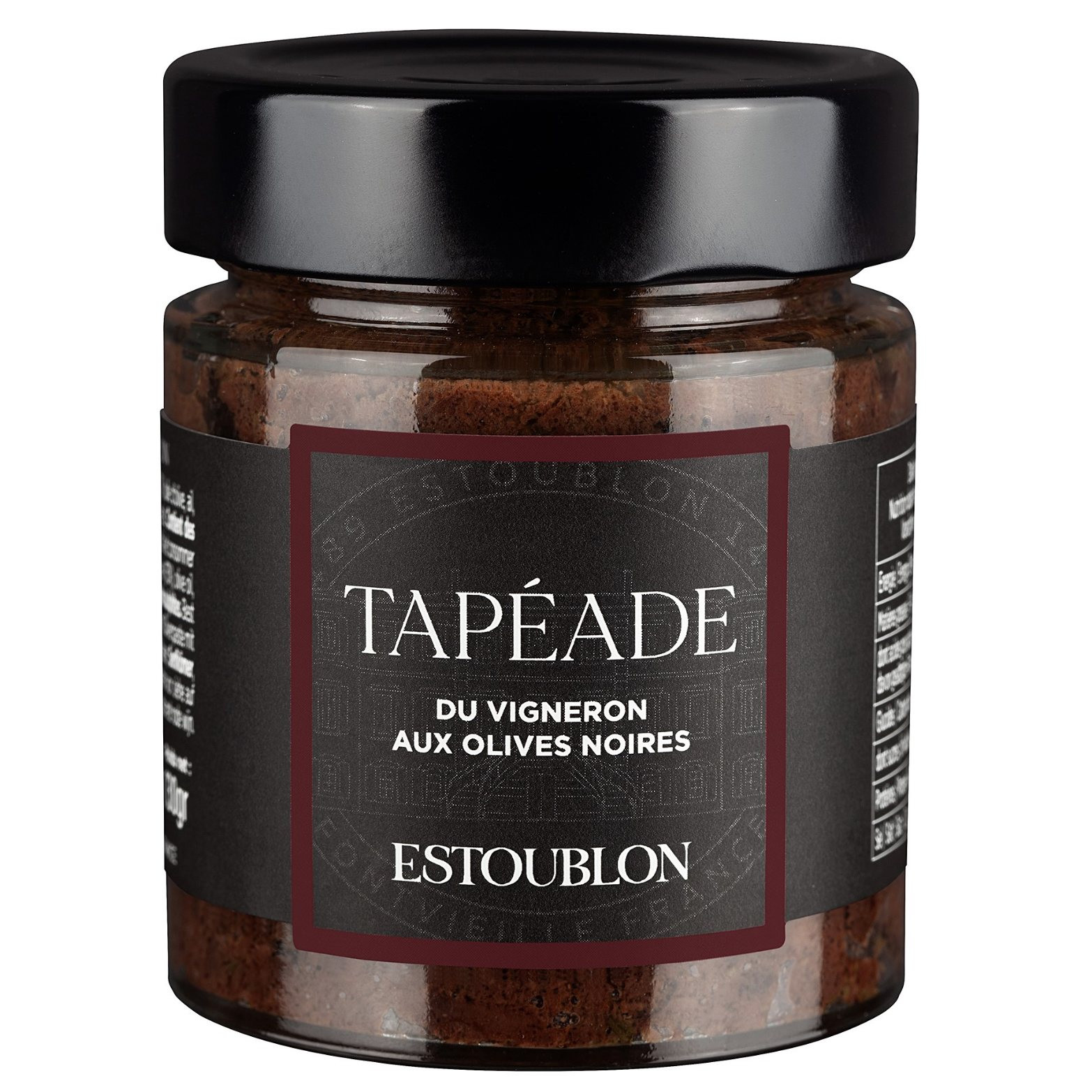 Tapenáda z čiernych olív 130 g, Estoublon