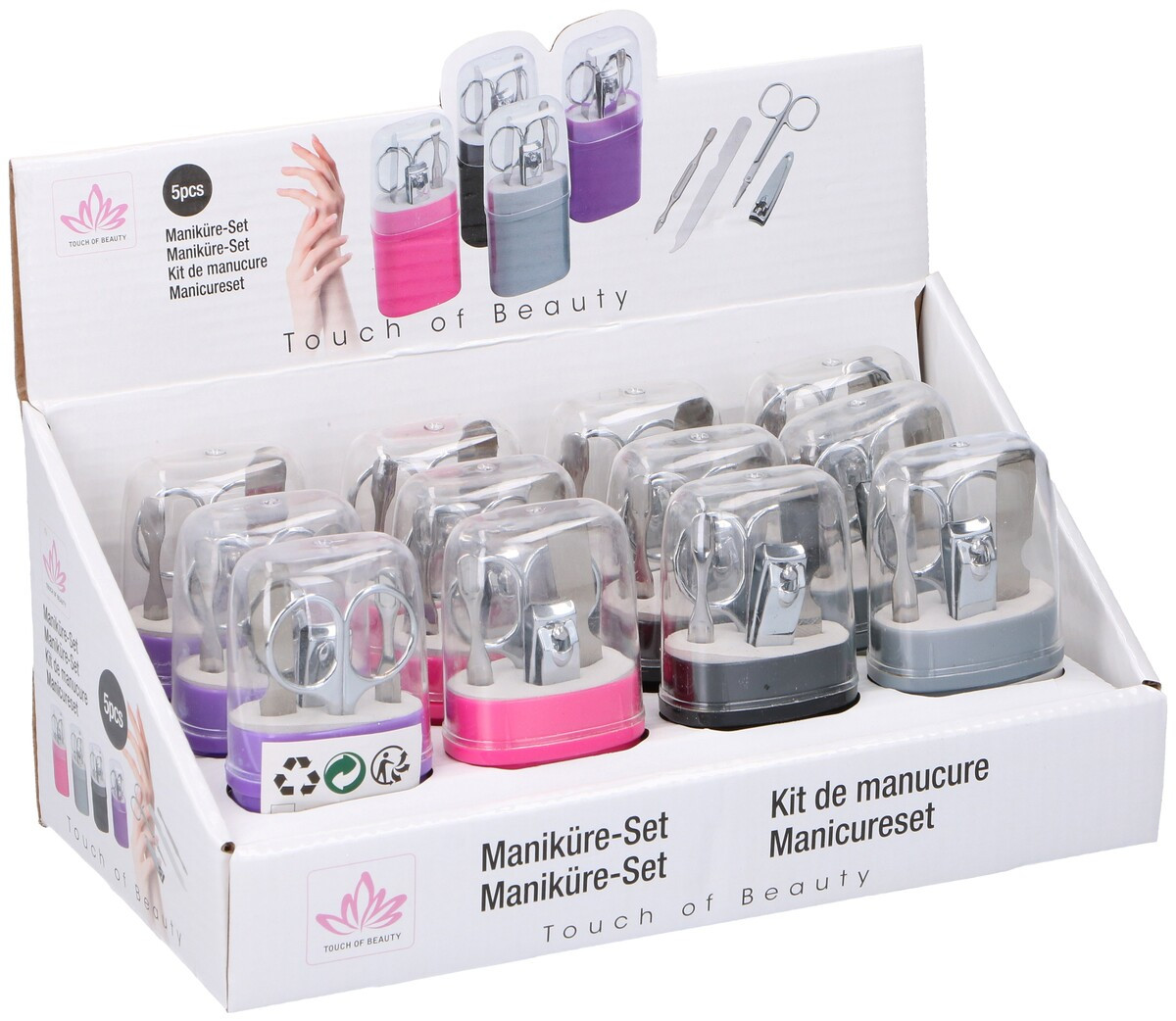 MAKRO - Manikúra sada rôzne farby