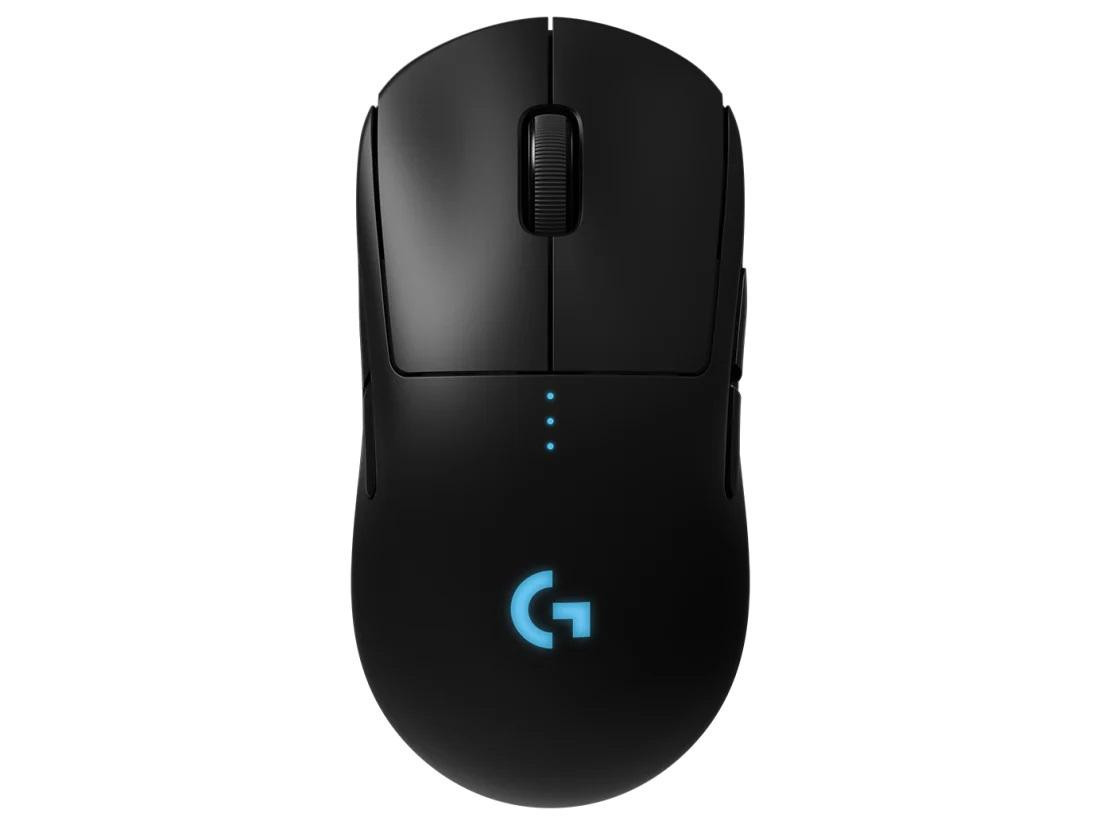 Logitech PRO/Herná/Optická/25 600 DPI/Bezdrôtová USB/Čierna