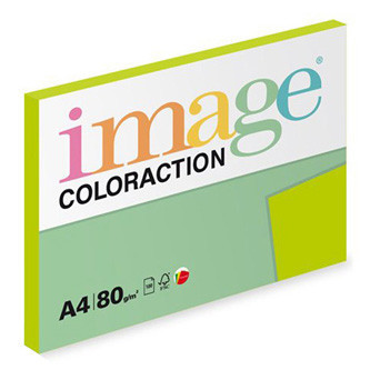 Xerografický papier Coloraction, Java, A4, 80 g/m2, stredne zelený, 100 listov, vhodný pre atramentový tlač