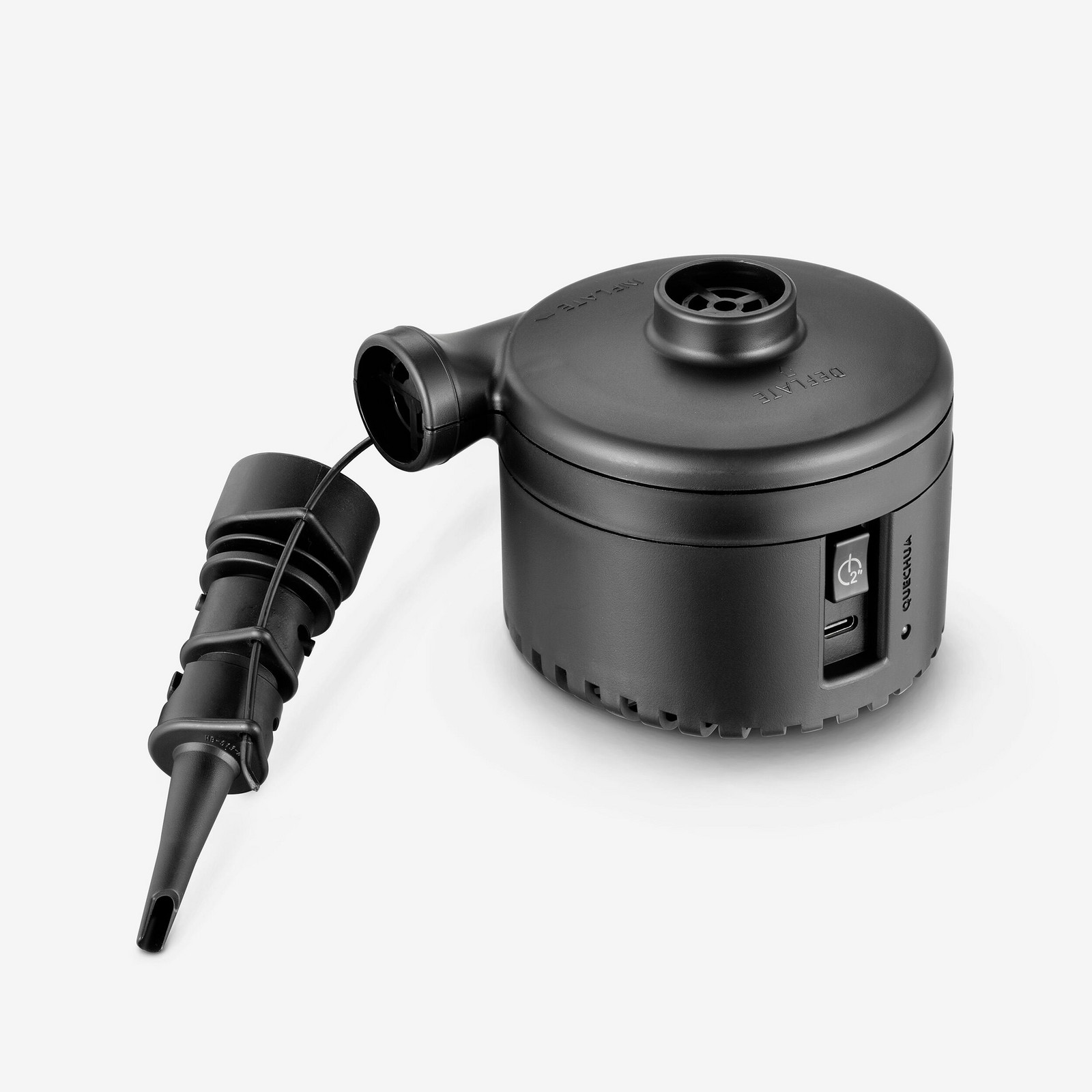 Skladná elektrická pumpa na kempovanie – dobíjateľná cez USB-C