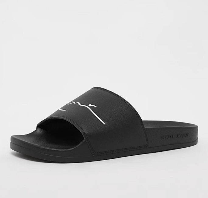 Šlapky Karl Kani Pool Slide Black/White - 41 - 8 - 7