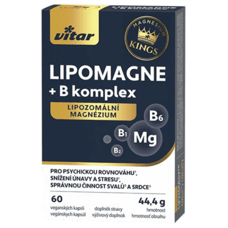 VITAR Kings lipomagne + B komplex 60 kapsúl