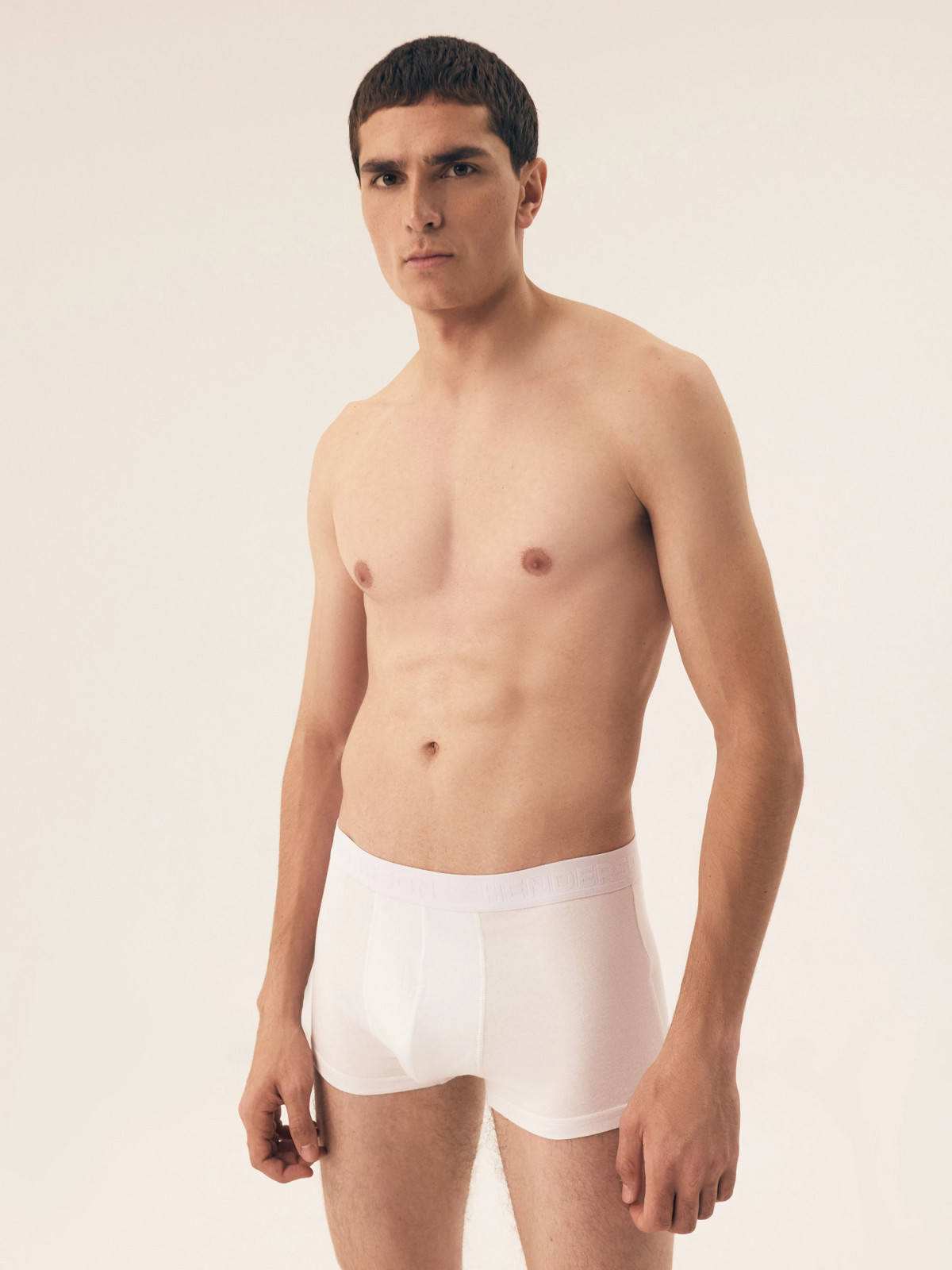 Pánske boxerky 2 Pack 42963 Move - HENDERSON Bílá M