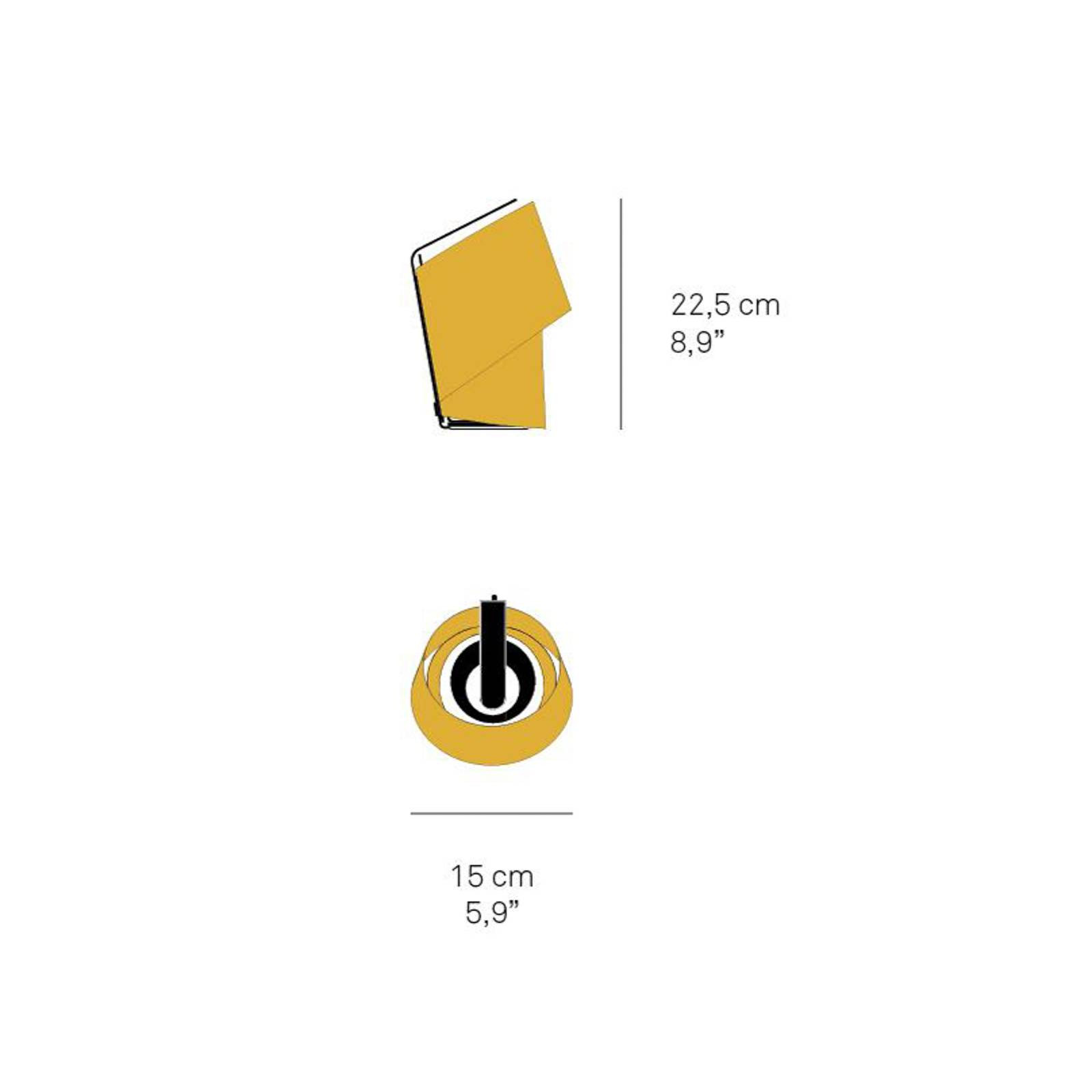 LZF Stolná lampa Tiny, modrá, výška 22,5 cm