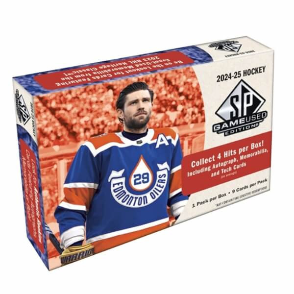 Upper Deck 2024-2025 NHL Upper Deck SP Game Used Hobby box - hokejové karty
