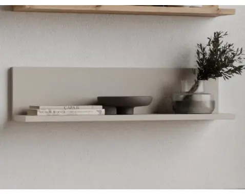 Polica na stenu Asko Living, 60 cm, béžový kašmír%