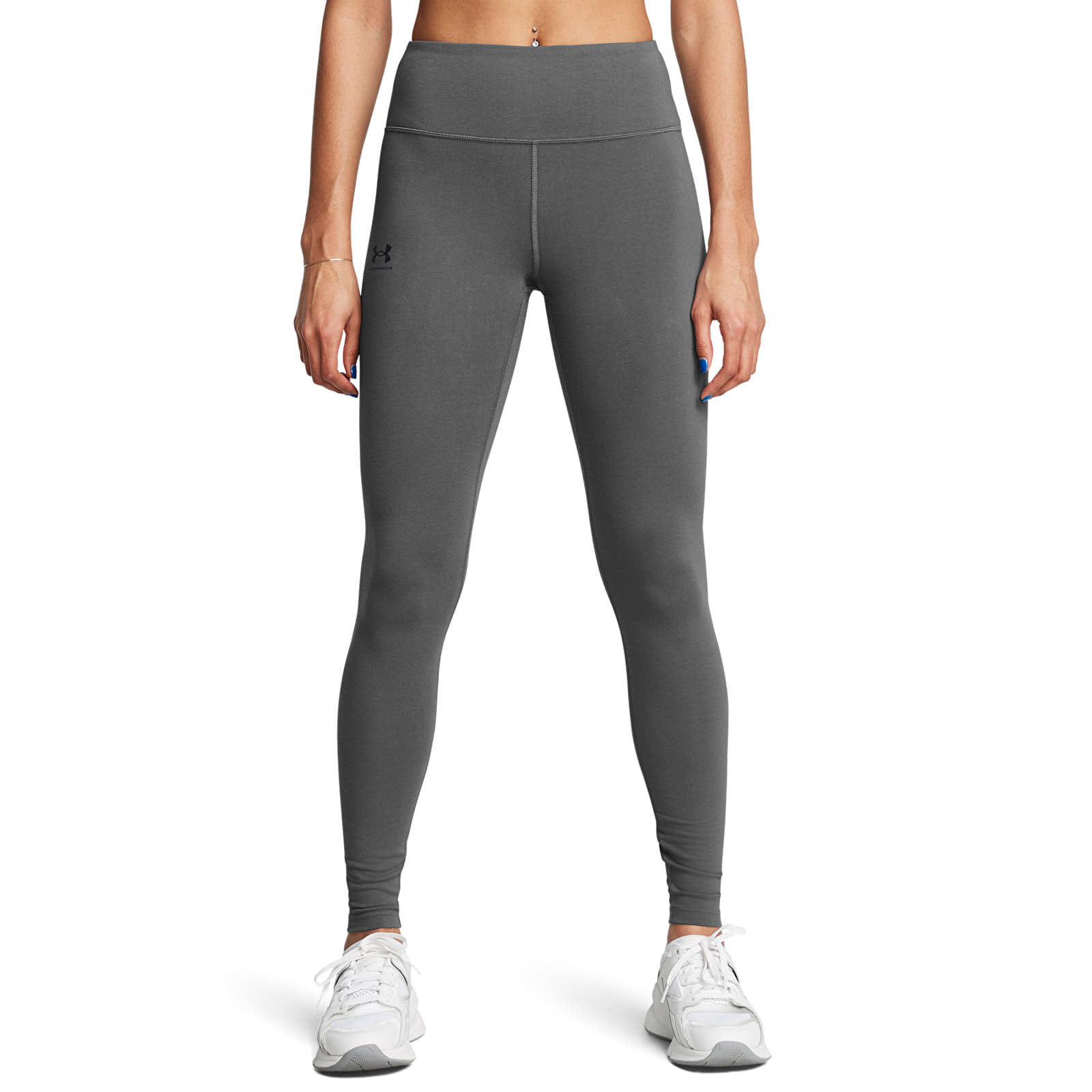 Legíny Under Armour Rival Legging Castlerock/ Black L