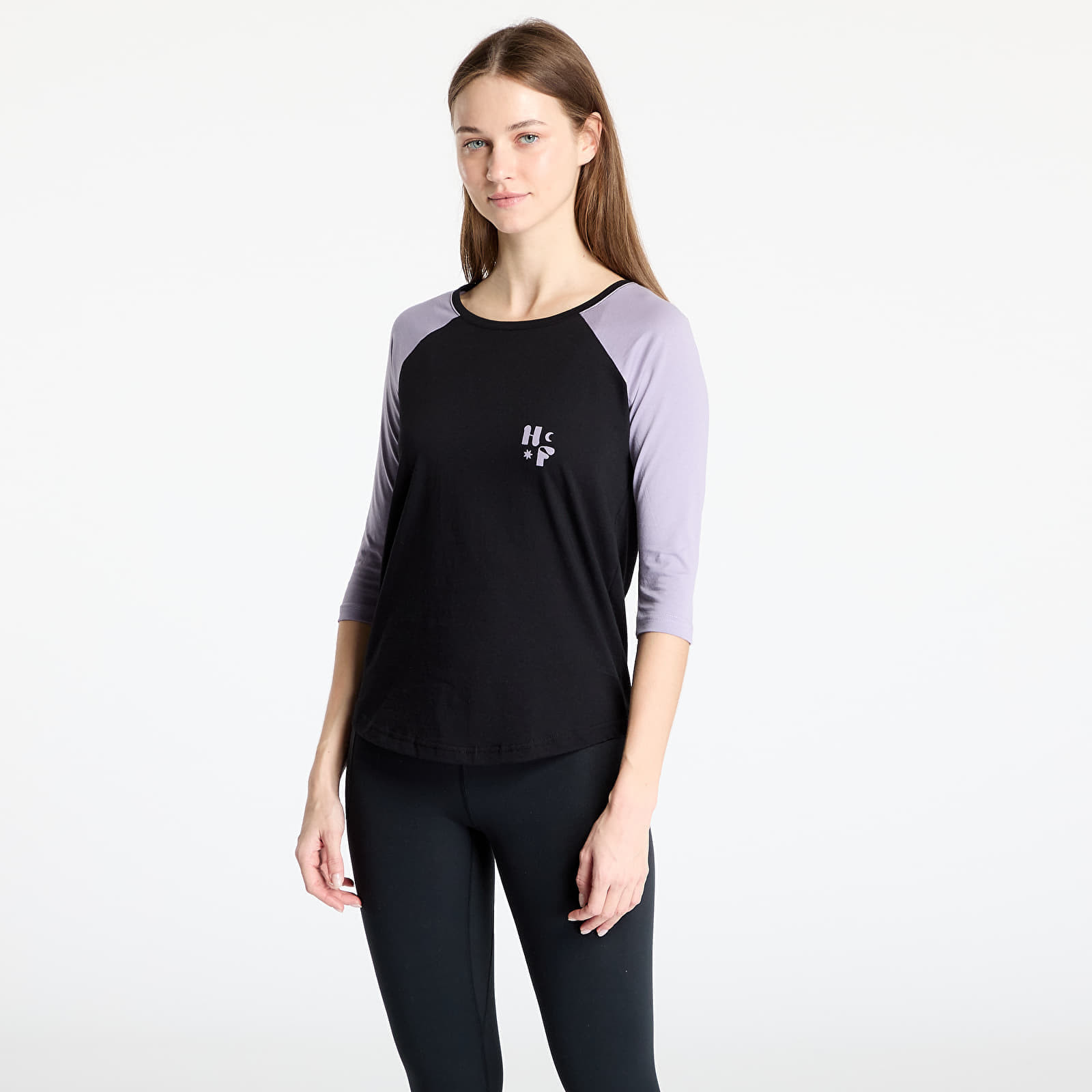 Tričko Horsefeathers Kirby Top Black/ Lavender M