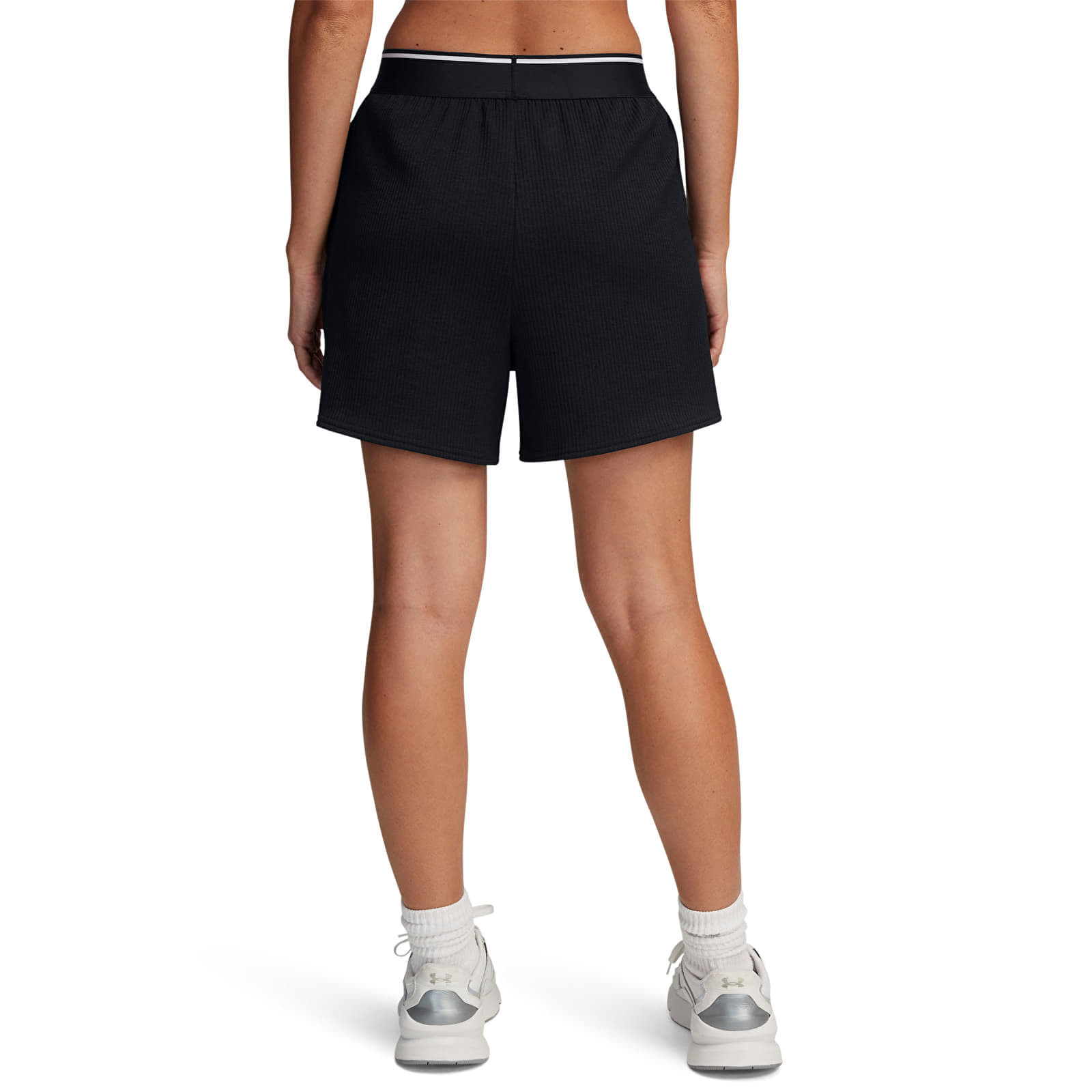 Šortky Under Armour Meridian Rib Short Black/ White L