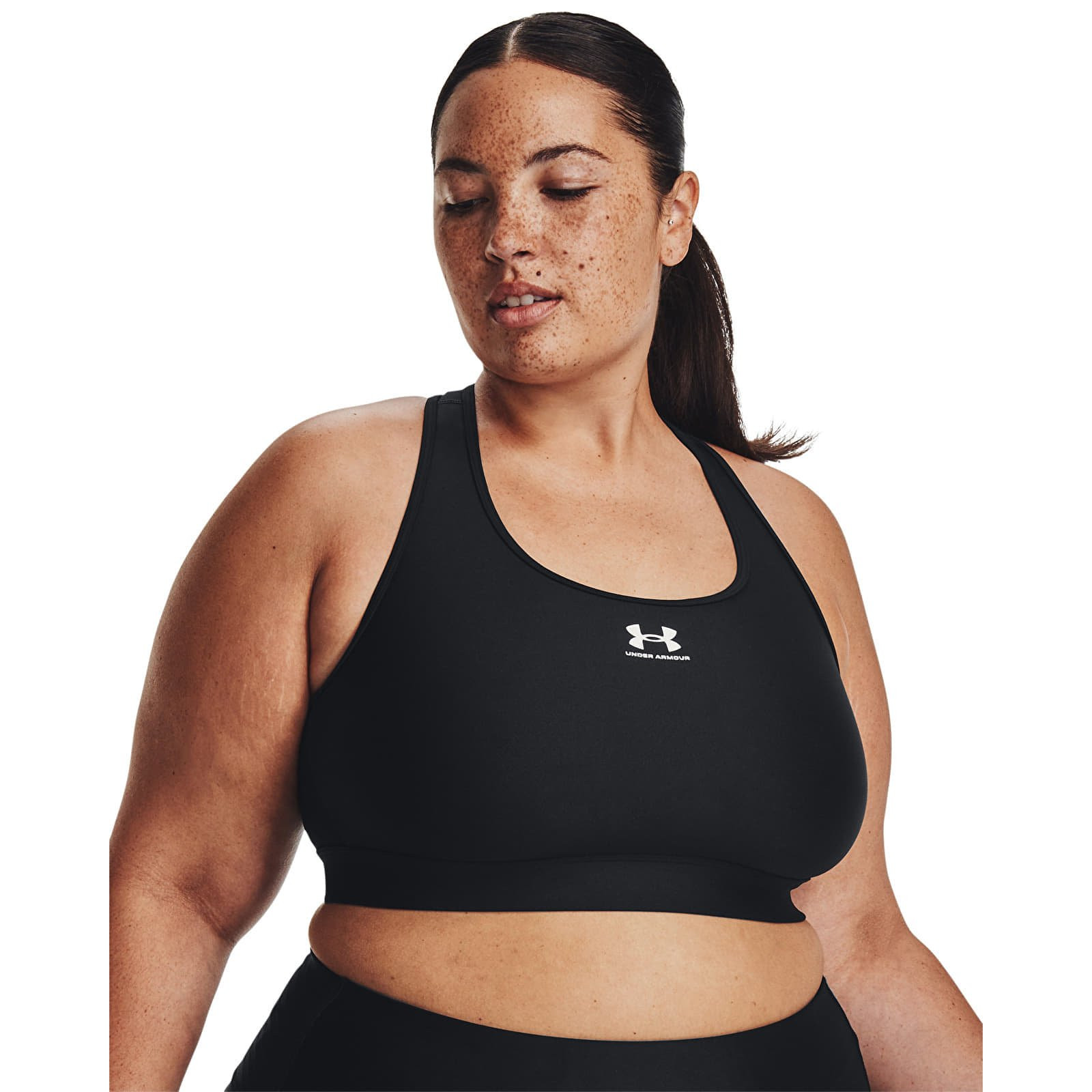 Under Armour HeatGear Mid Padless Black/ Black/ White M