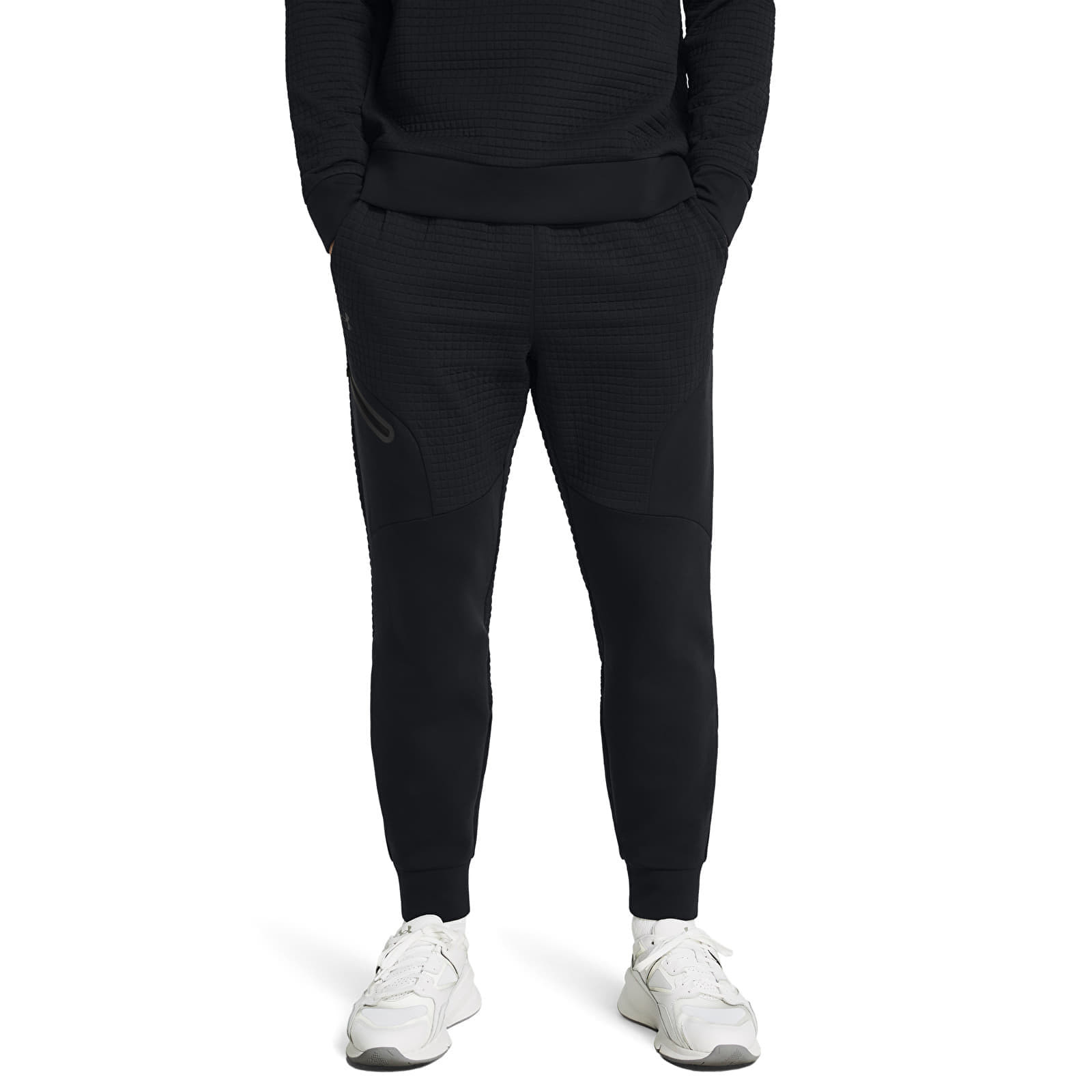 Mikina Under Armour Unstoppable Fleece Grid Jrg Black/ Black M