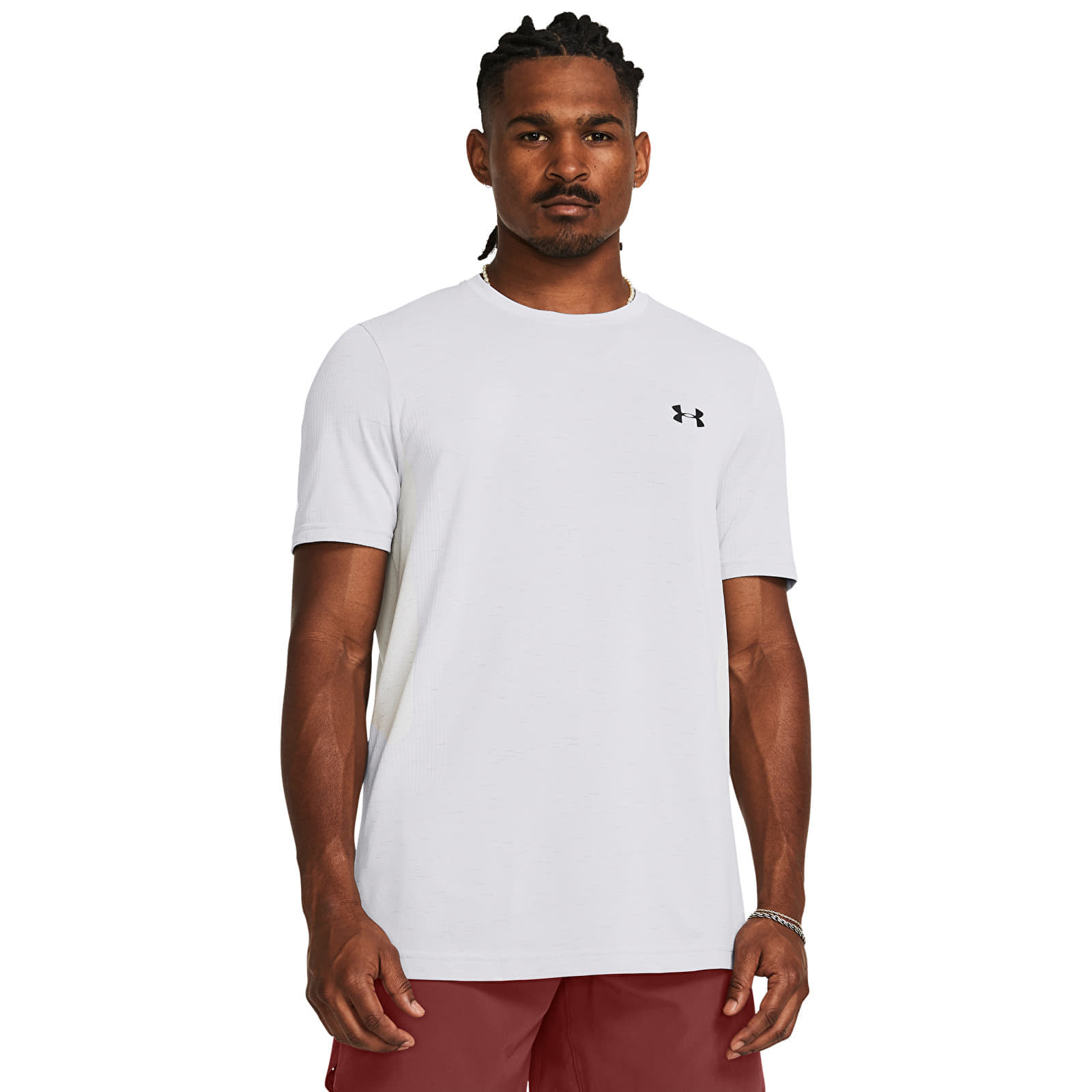 Tričko Under Armour Vanish Seamless SS Tee White/ Black M