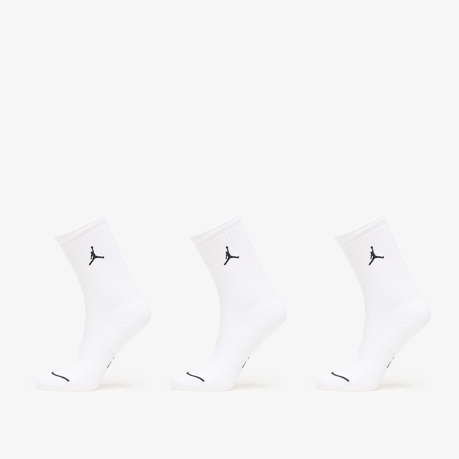 Jordan Everyday Crew Socks 3-Pack White/ Black S