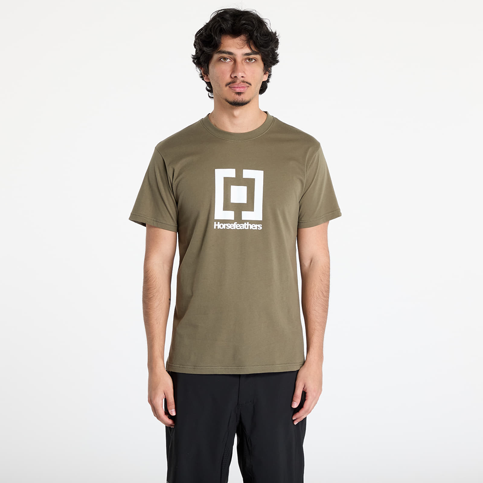 Tričko Horsefeathers Base T-Shirt Burnt Olive S