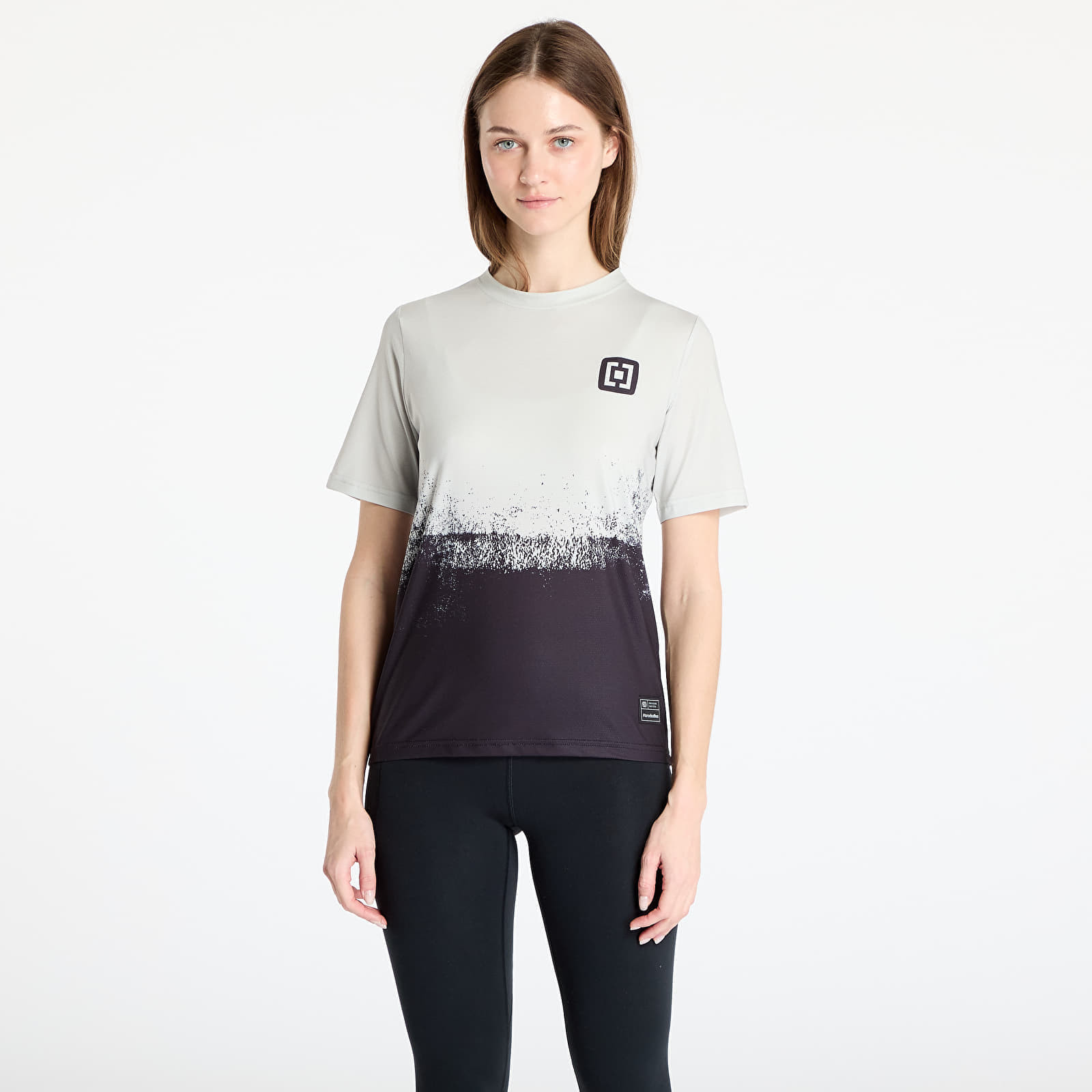 Tričko Horsefeathers W Quantum Bike Jersey Silver Birch/ Black S