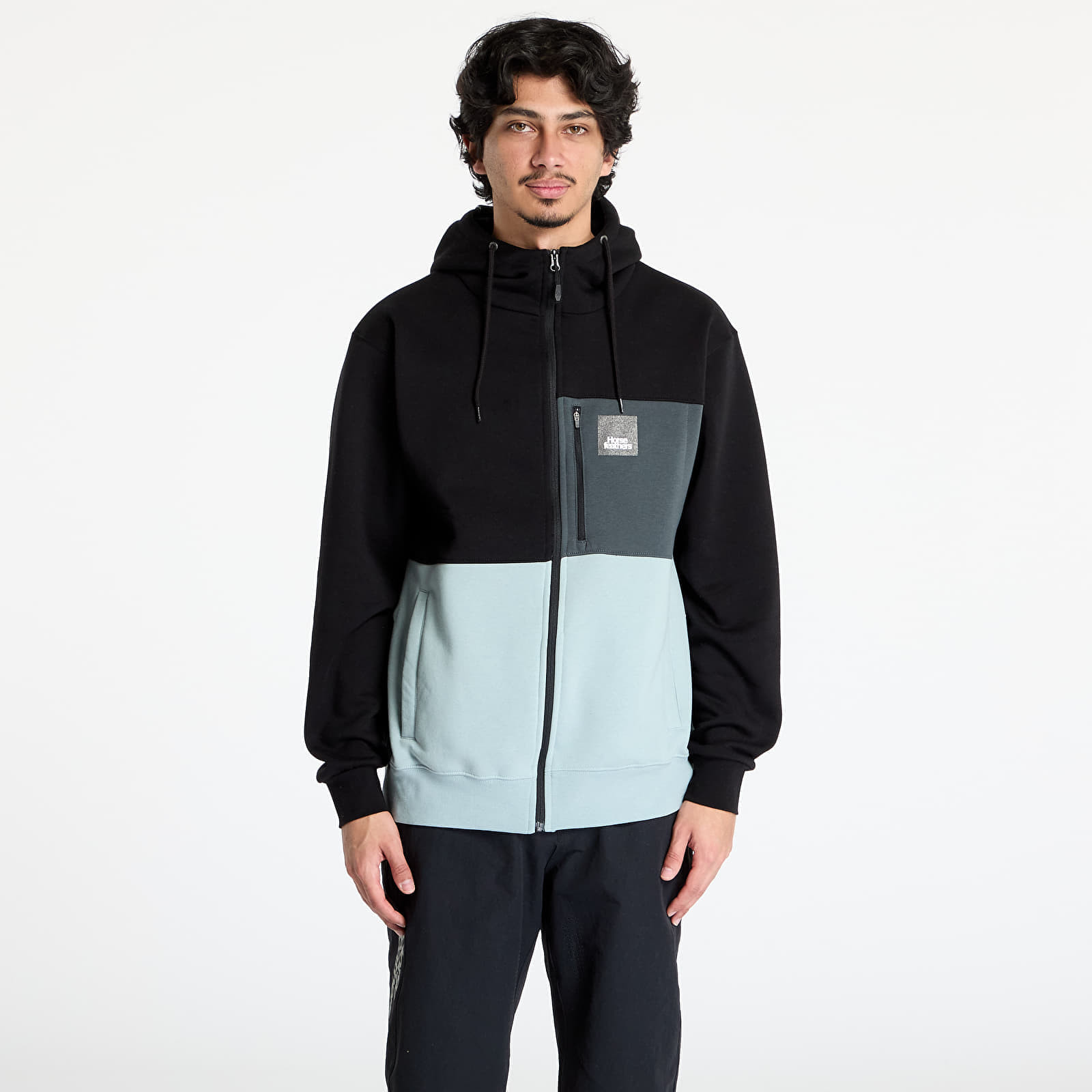 Mikina Horsefeathers Vick Sweatshirt Black/ Blue Haze S