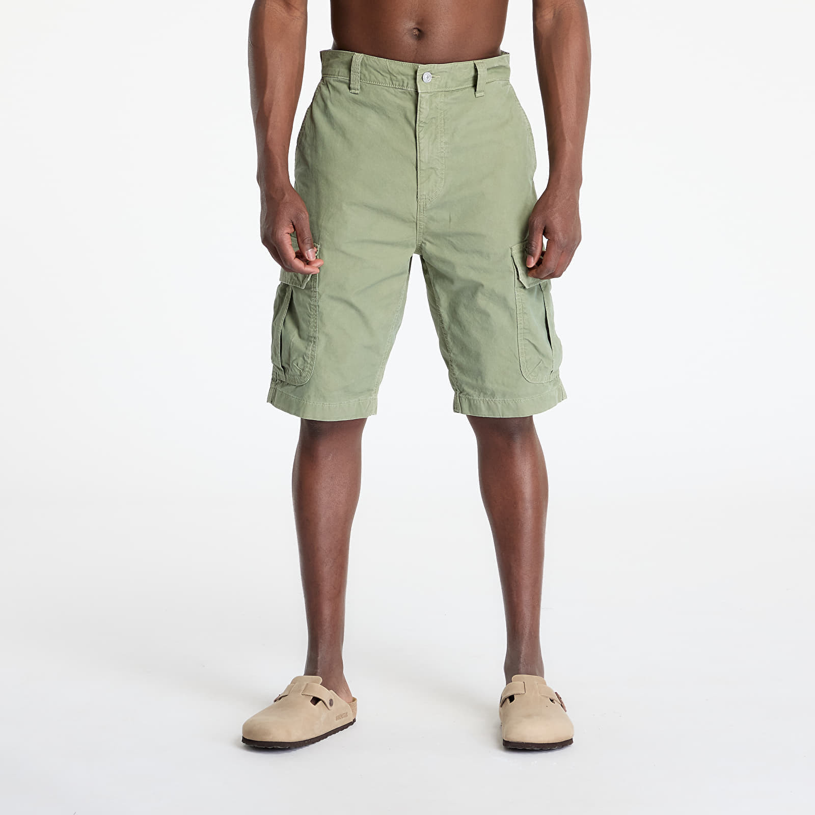 Šortky Tommy Jeans Otis Twill Regular Cargo Shorts Green 30