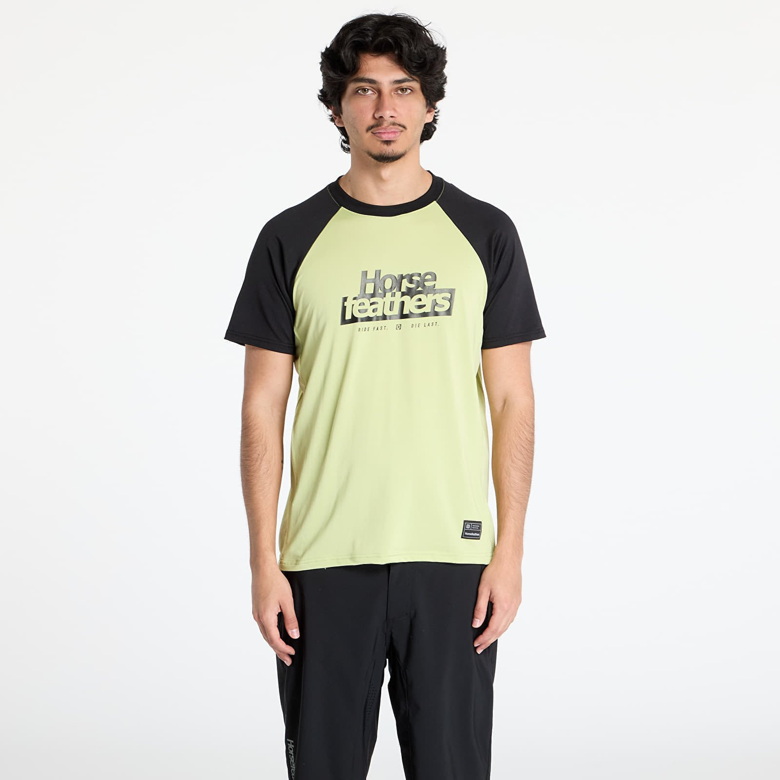 Tričko Horsefeathers Spike Bike Jersey Nile/ Black XL