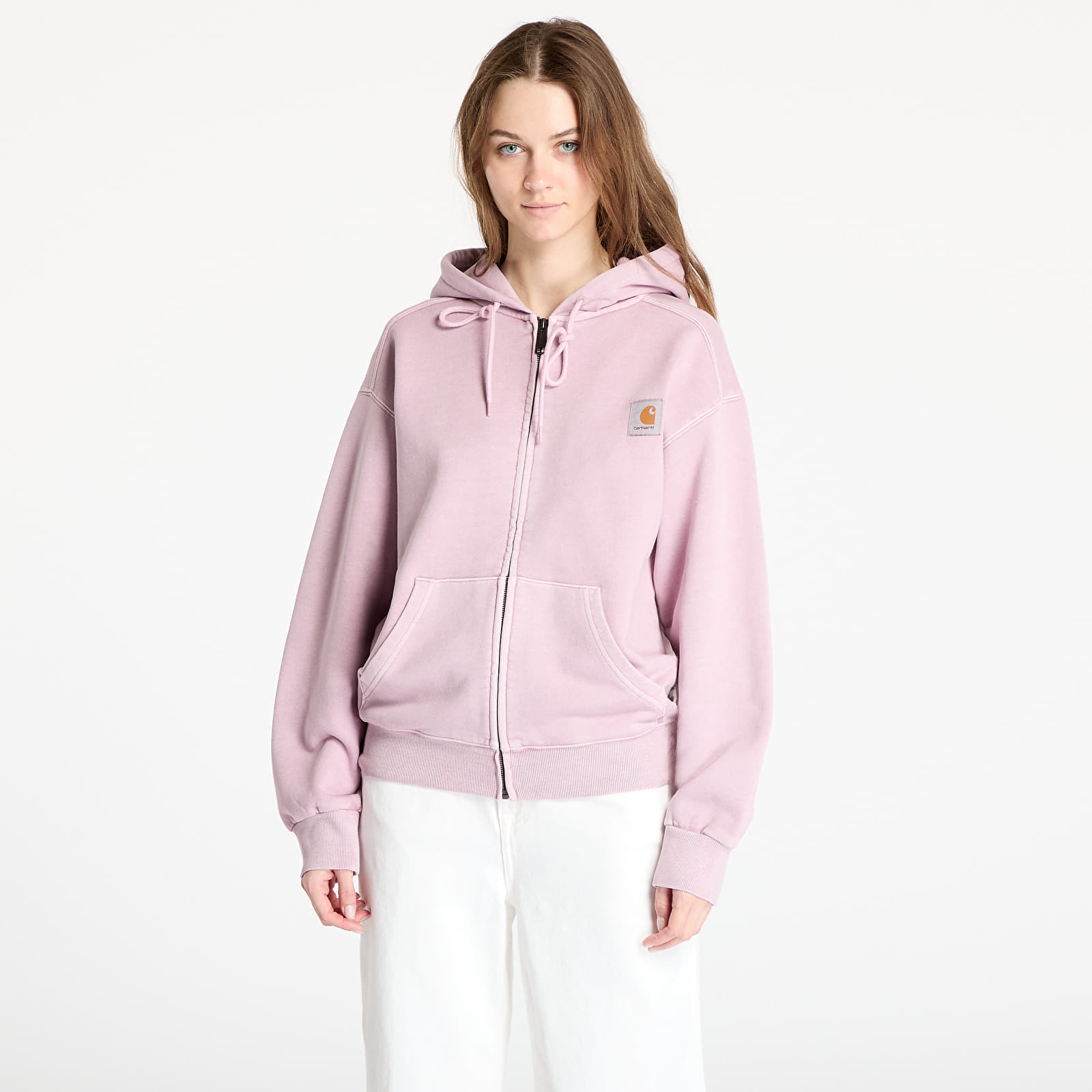 Mikina Carhartt WIP Hooded Nelson Jacket UNISEX Hortensia Garment Dyed XS