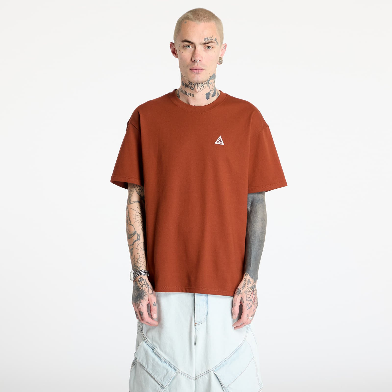 Tričko Nike ACG Men's Max90 T-Shirt Cinnamon/ Picante Red XS