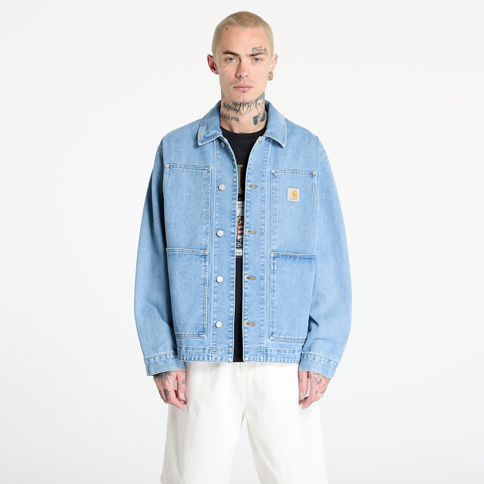 Bunda Carhartt WIP OG Double Front Jacket UNISEX Blue Stone Bleached XS
