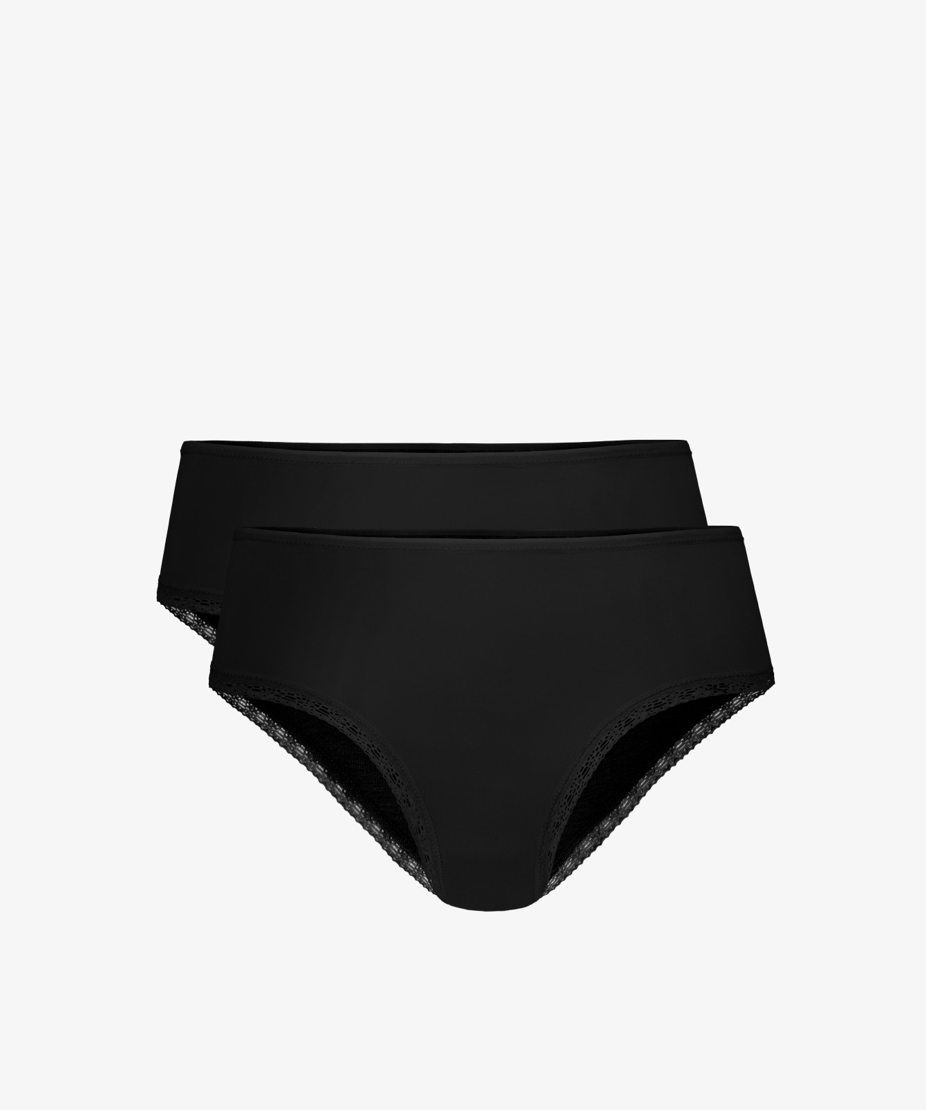 Classic women's panties ATLANTIC 2Pack - black