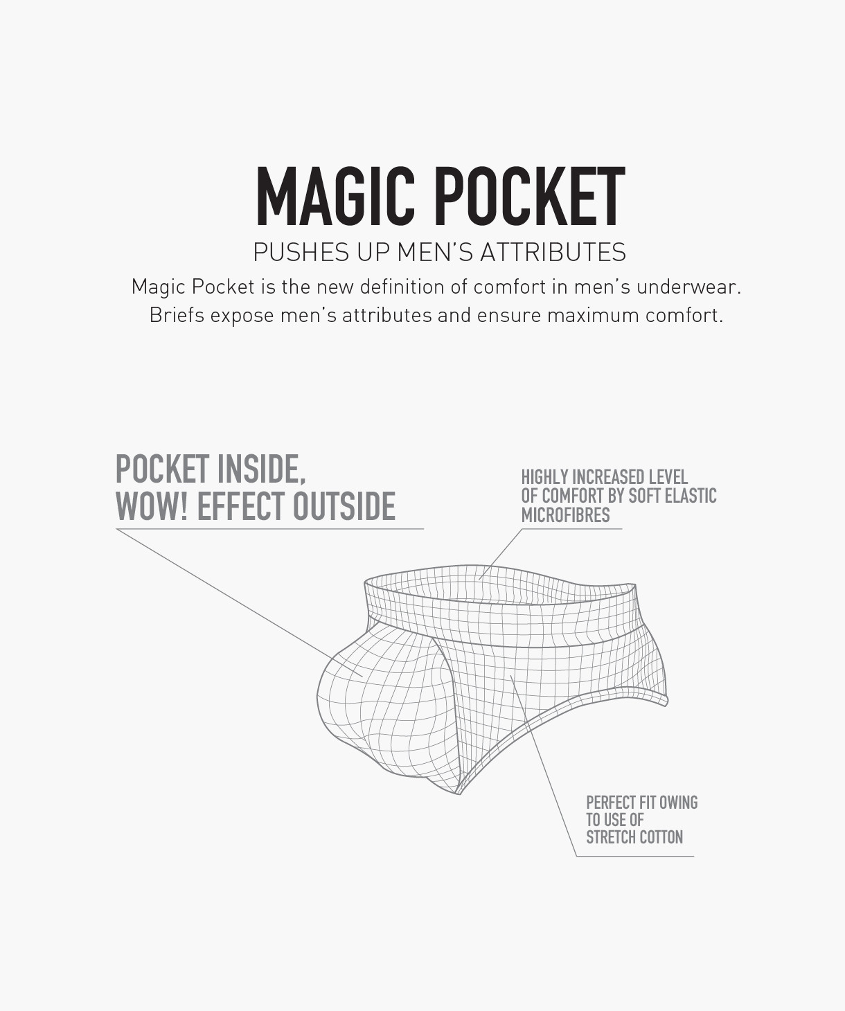Men's Slips Magic Pocket