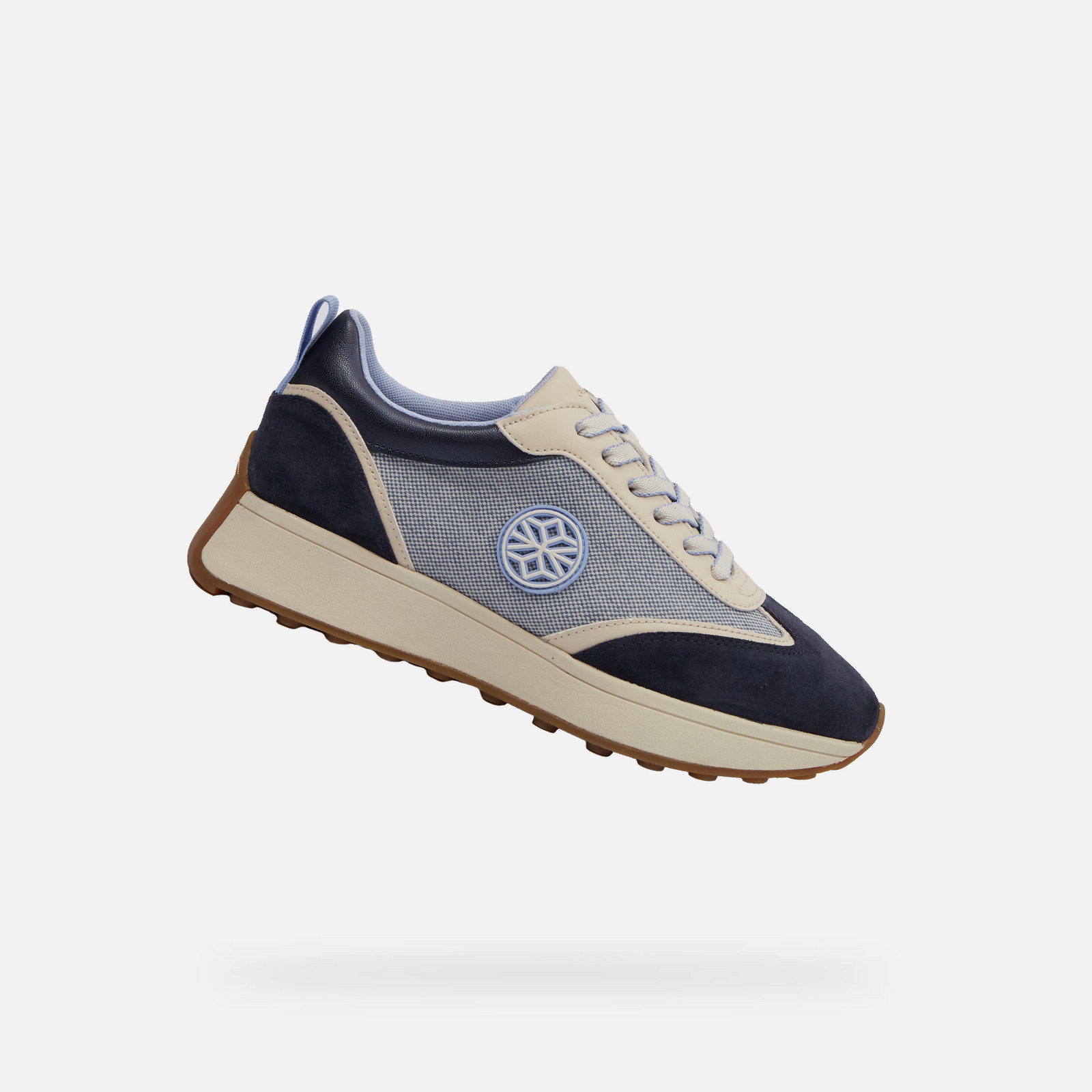 Dark blue women's sneakers Geox Amabel - Women's