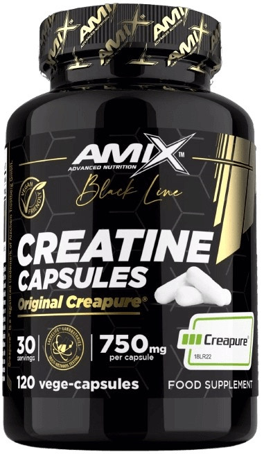 Amix black line creatine creapure - 120 kapsúl