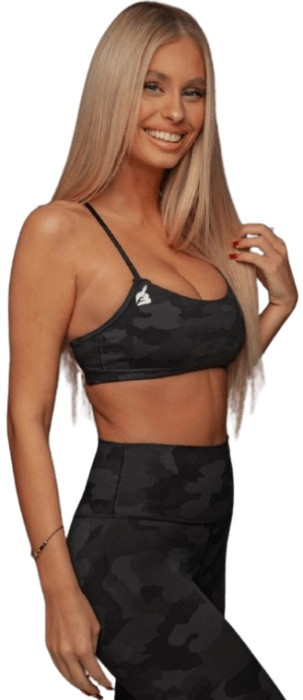 Booty army sportovní podprsenka black - xs/s