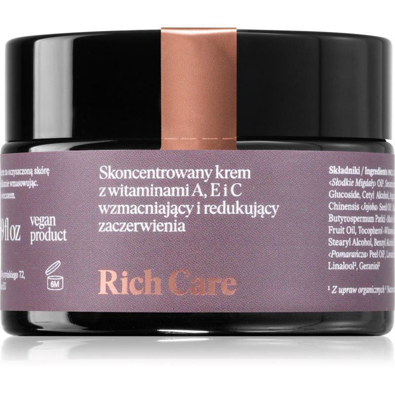 Make Me BIO Rich Care posilňujúci krém pre suchú pleť so sklonom k začervenaniu 50 ml